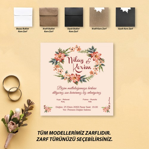 Beren Kare Davetiye 0714 - Yaren Davetiye